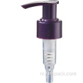Plastic lotion flespomp draaivergrendeling Eenvoudig vergrendeling met gouden aluminium